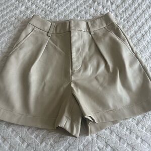Avec les filles faux leather shorts size XS